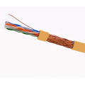 SFTP CAT6 LSZH Cable Fluke Tested Soild Bare Copper Orange